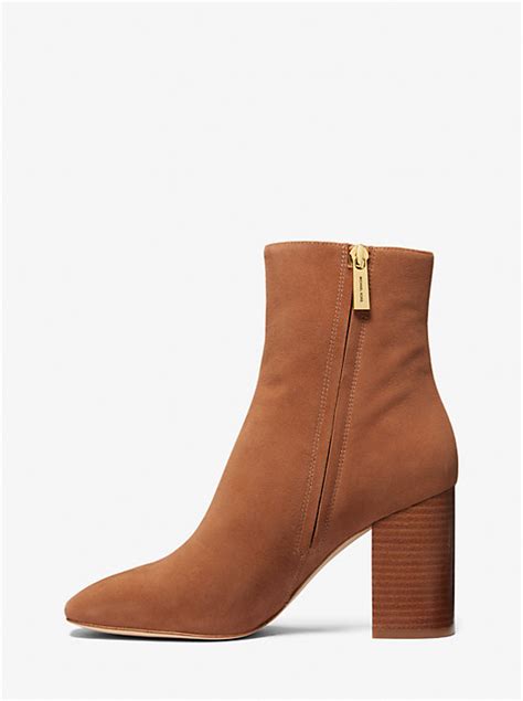 michael kors perla shoes|Perla Suede Ankle Boot .